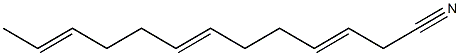 3,7,11-Tridecatrienenitrile 结构式