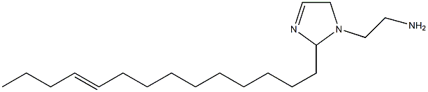 1-(2-Aminoethyl)-2-(10-tetradecenyl)-3-imidazoline 结构式