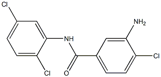 3-Amino-4,2',5'-trichlorobenzanilide 结构式