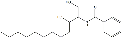 N-(1,3-Dihydroxydodecan-2-yl)benzamide 结构式