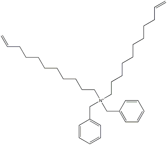 Di(10-undecenyl)dibenzylaminium 结构式