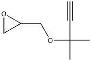 1-(1,1-Dimethylpropargyloxy)-2,3-epoxypropane 结构式