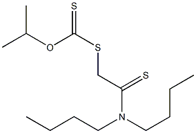Dithiocarbonic acid O-isopropyl S-[2-(dibutylamino)-2-thioxoethyl] ester 结构式