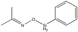 (Isopropylideneaminooxy)phenylsilane 结构式