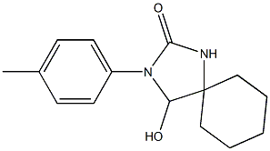 2-(p-Toluyl)-1-hydroxy-2,4-diazaspiro[4.5]decan-3-one 结构式