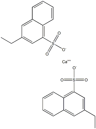 Bis(3-ethyl-1-naphthalenesulfonic acid)calcium salt 结构式