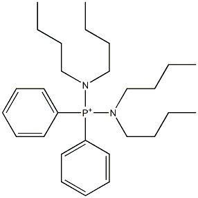 Diphenylbis(dibutylamino)phosphonium 结构式