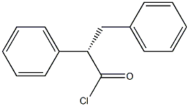 [S,(+)]-2,3-Diphenylpropionyl chloride 结构式