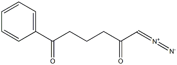 1-Phenyl-6-diazo-1,5-hexadione 结构式