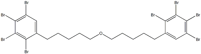 2,3,4,5-Tetrabromophenylpentyl ether 结构式