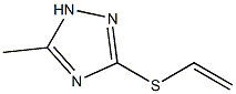 3-Ethenylthio-5-methyl-1H-1,2,4-triazole 结构式