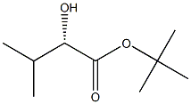 [S,(-)]-2-Hydroxy-3-methylbutyric acid tert-butyl ester 结构式