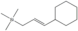 (3-Cyclohexylallyl)trimethylsilane 结构式