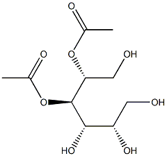 L-Glucitol 2,3-diacetate 结构式