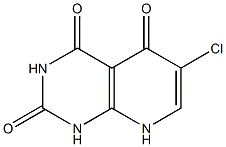 6-Chloropyrido[2,3-d]pyrimidine-2,4,5(1H,3H,8H)-trione 结构式