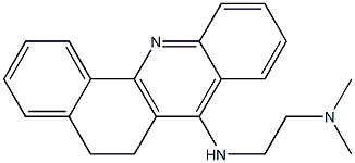 7-[(2-Dimethylaminoethyl)amino]-5,6-dihydrobenz[c]acridine 结构式