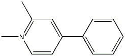 1,2-Dimethyl-4-(phenyl)pyridinium 结构式
