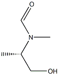 (+)-N-[(S)-2-Hydroxy-1-methylethyl]-N-methylformamide 结构式