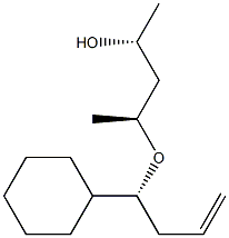 (1R,3S)-3-[[(1R)-1-Cyclohexyl-3-butenyl]oxy]-1,3-dimethyl-1-propanol 结构式