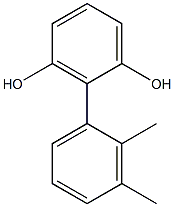 2-(2,3-Dimethylphenyl)benzene-1,3-diol 结构式