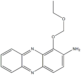 1-(Ethoxymethoxy)phenazin-2-amine 结构式