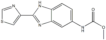 2-(4-Thiazolyl)-1H-benzimidazole-5-carbamic acid methyl ester 结构式