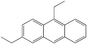 2,10-Diethylanthracene 结构式