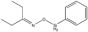 (Pentan-3-ylideneaminooxy)phenylsilane 结构式