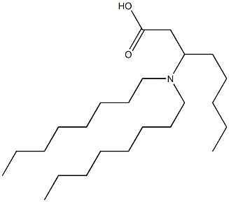 3-(Dioctylamino)octanoic acid 结构式