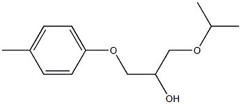 1-Isopropoxy-3-(p-tolyloxy)-2-propanol 结构式