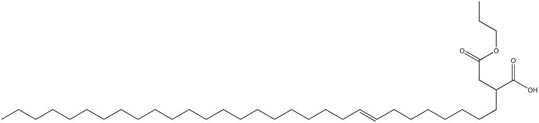 2-(8-Triacontenyl)succinic acid 1-hydrogen 4-propyl ester 结构式
