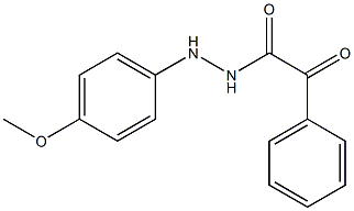 1-[2-(4-Methoxyphenyl)hydrazino]-2-phenyl-1,2-ethanedione 结构式