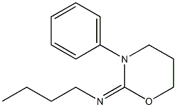 2-(Butylimino)-3-phenyltetrahydro-2H-1,3-oxazine 结构式