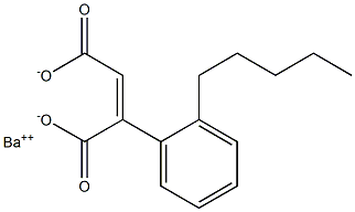 2-(2-Pentylphenyl)maleic acid barium salt 结构式