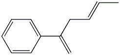 2-Phenyl-1,4-hexadiene 结构式