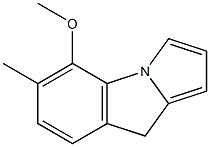 5-Methoxy-6-methyl-9H-pyrrolo[1,2-a]indole 结构式