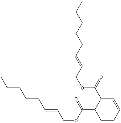 3-Cyclohexene-1,2-dicarboxylic acid bis(2-octenyl) ester 结构式