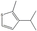 3-Isopropyl-2-methylthiophene 结构式