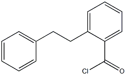 2-(2-Phenylethyl)benzoic acid chloride 结构式