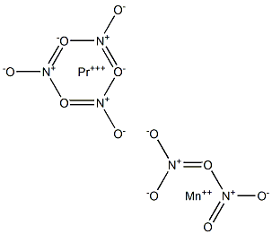 Manganese(II) praseodymium nitrate 结构式