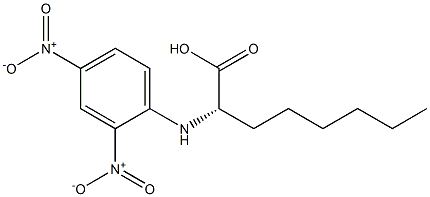 (2S)-2-(2,4-Dinitrophenylamino)octanoic acid 结构式