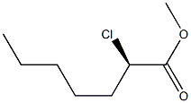 (R)-2-Chloroheptanoic acid methyl ester 结构式