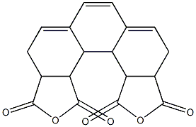 1,6,6a,9a,9b,9c,9d,12a-Octahydro-8,11-dioxadicyclopenta[c,g]phenanthrene-7,9,10,12-tetrone 结构式