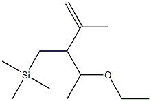 (3-Ethoxy-2-isopropenylbutyl)trimethylsilane 结构式
