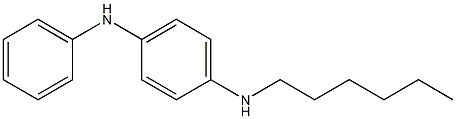 N-Hexyl-N'-phenyl-p-phenylenediamine 结构式