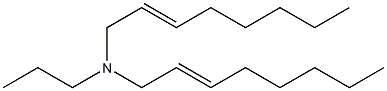 N-Propyl-N,N-di(2-octenyl)amine 结构式