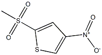 2-(Methylsulfonyl)-4-nitrothiophene 结构式
