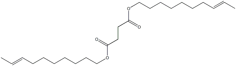 Succinic acid di(8-decenyl) ester 结构式
