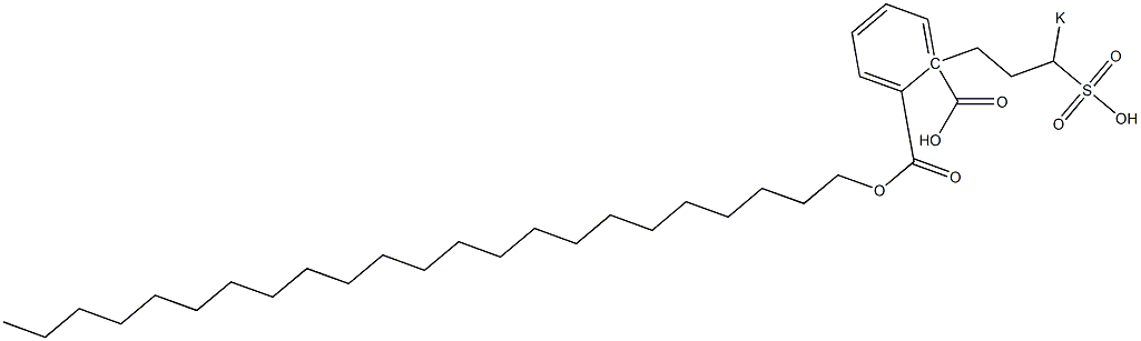 Phthalic acid 1-tricosyl 2-(3-potassiosulfopropyl) ester 结构式