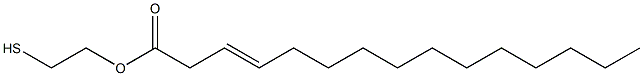 3-Pentadecenoic acid 2-mercaptoethyl ester 结构式